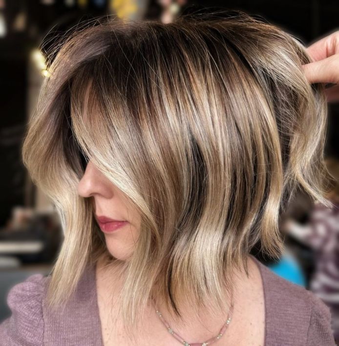 hair color ideas for blondes with dark roots