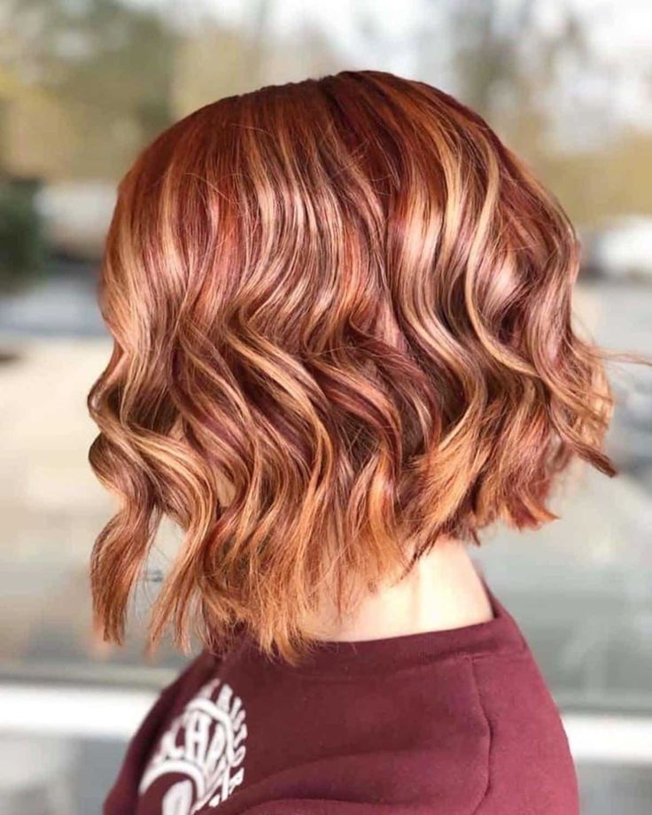 red hair color ideas with highlights