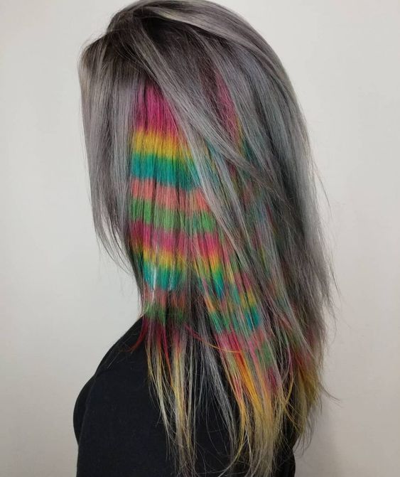 splat hair color ideas