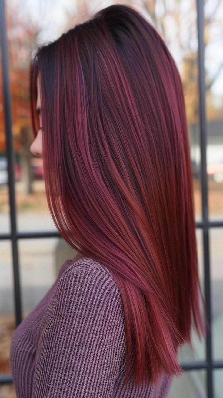 Vibrant Red Hair Color | The Salon Project NYC